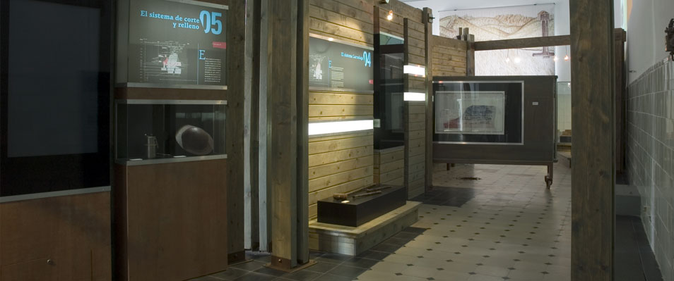 Interior del Centro de Interprectación de la Minería