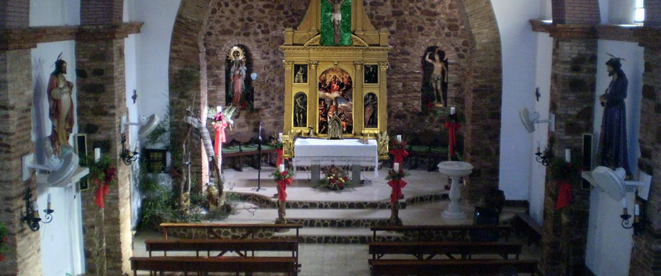 Interior de la iglesia parroquial de San Sebastián