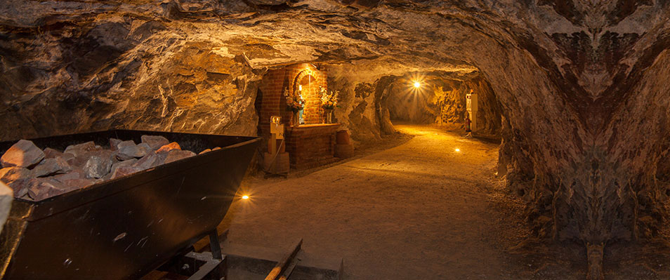 Galerías del interior de la Mina