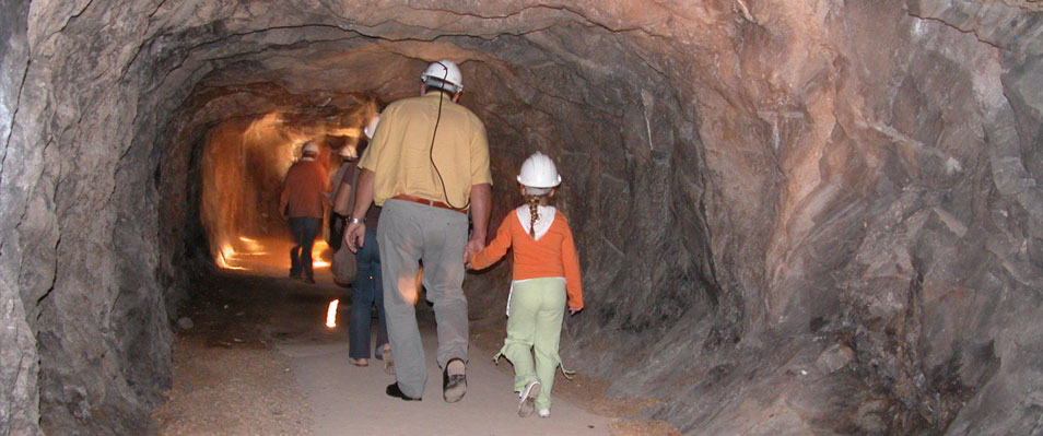 Galerías del interior de la Mina